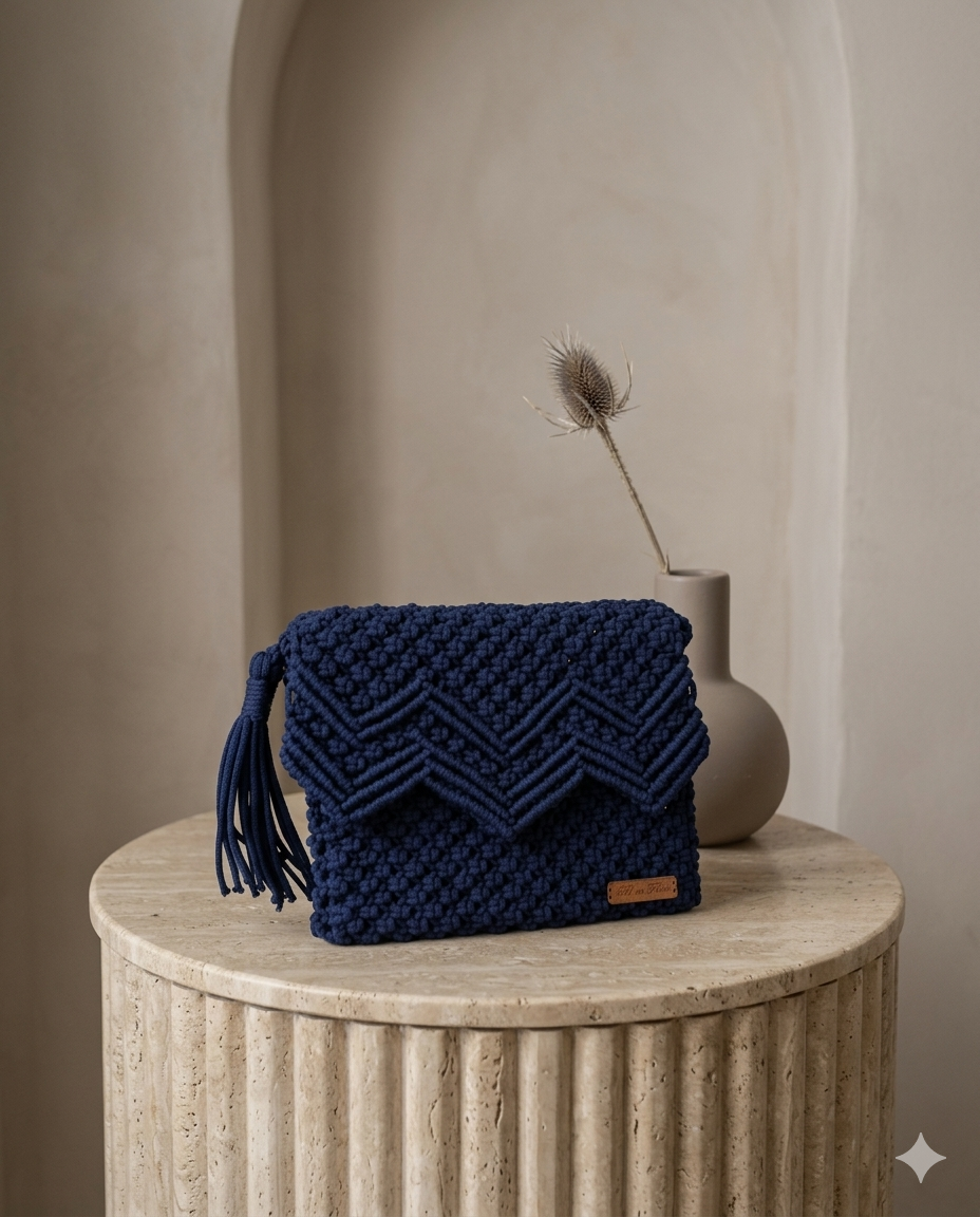 Pochette Marine Chevrons